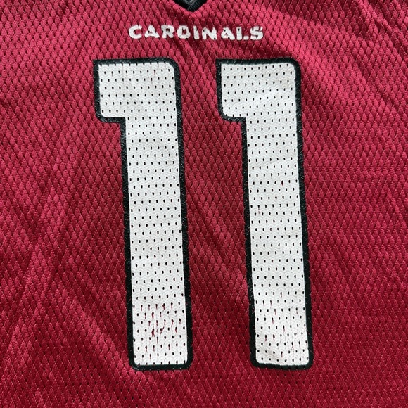 Arizona Cardinals Larry Fitzgerald #11 Youth Jersey Red Size L NFL Football - Picture 4 of 8